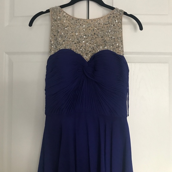 Gorgeous royal blue prom dress - Picture 3 of 8